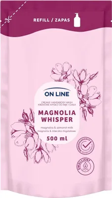 Produktbild von Cremige Magnolien-Mandel 2-in-1 Seife 500ml Nachfüllpackung