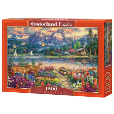 Zdjęcie produktu dla Puzzle 1500 Spring Mountain Majesty CASTOR