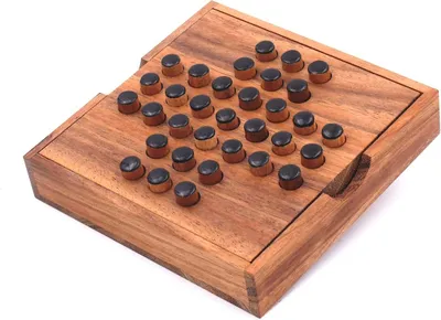 Produktbild von Solitaire, der unterhaltsame Klassiker aus edlem Holz