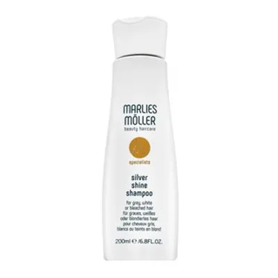 Obrázek produktu pro Marlies Möller Silver shine shampoo, 200 ml, Šampon, Profesionální, Unisex, Všechny vlasy, Šedá