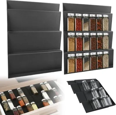 Produktbild von Küchenkräuterregal Auszugslade Organizer für Gewürze