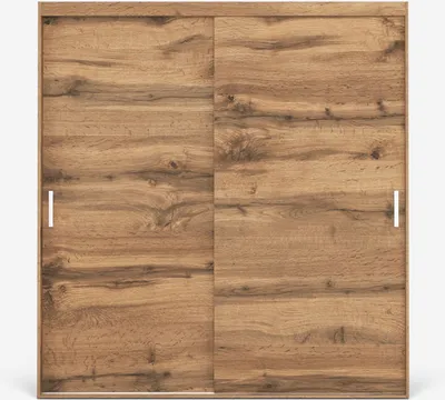 Produktbild von VIKK - Kleiderschrank Schiebeschrank, Schrank Skei - Wohnzimmer, Flur, Schlafzimmer - Garderobenschrank mit viel Stauraum - Schiebetürsystem, robuste Konstruktion