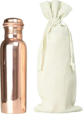 Immagine prodotto di GISANE 800 ml bottiglia d'acqua in rame liscio