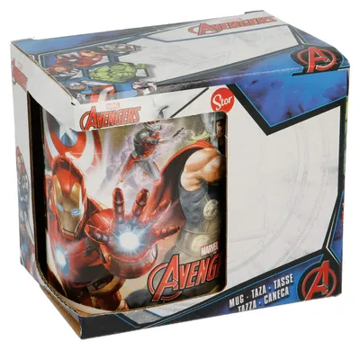 Marvel Avengers Keramikbecher 325 ml Geschenkbox