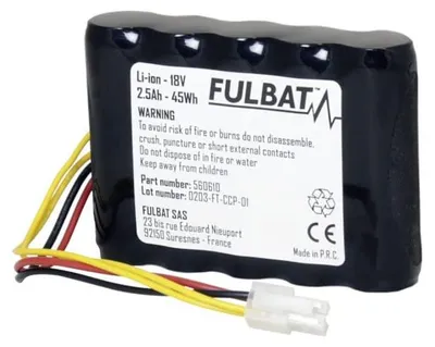 Akku 18,5 V 2,1 Ah Lithium-Ionen für Mähroboter