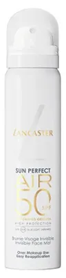 Produktbild von Lancaster Sun Perfect AIR Invisible Face Mist SPF50, Sonnenschutzspray, Gesicht, Spray, Aufhellend, Revitalisierend, Fahle Haut, 75 ml