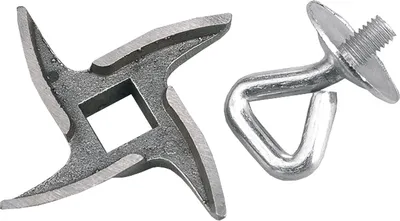 Produktbild von Westmark 148-72250 Messer 4-flügelig, Stahl, Größe 10, für Fleischwolf 97542260, silber/grau (1 Stück)