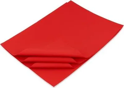 Zdjęcie produktu dla Bibuła Ozdobna 20g 38x50cm Czerwona - papier ozdobny - 50 arkuszy