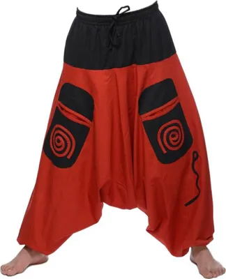 Produktbild von Aladinhose Freizeithose Haremshose Simandra Herren, rot S/M