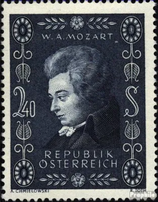 Produktbild von Briefmarken Österreich 1956 Mi 1024 (kompl.Ausg.) postfrisch Mozart