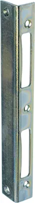 Produktbild von Sicherheitswinkelschließblech eckig Blindlappen 27 mm,Stärke 2 mm, Edelstahl