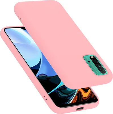 Produktbild von Cadorabo Schutzhülle für Xiaomi RedMi 9T / POCO M3 Hülle in Rosa Handyhülle Case Cover TPU Etui
