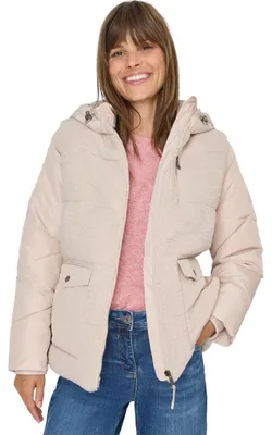 Produktbild von Cecil Teddy Jacke mit Strukturmix teddy vanilla white S