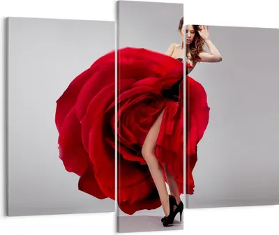 Produktbild von Bild auf Leinwand - Leinwandbild - Karneval Kleidung Kultur Tänzerin - 95x80cm - Wand Bild - Wanddeko - Leinwanddruck - Bilder - Kunstdruck - Leinwand bilder - Wandkunst - CB95x80-2138
