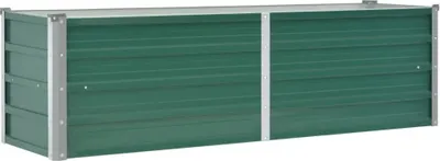 Zdjęcie produktu dla vidaXL Podwyższone łóżko ogrodowe Stal ocynkowana 160x40x45 cm Zielony
