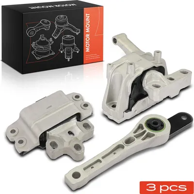 Produktbild von Frankberg 1x Motorlager+1x Getriebelagerlager+1x Drehmomentstützlager Hinten für VW Tiguan Van Sharan Van Audi Q3 Seat 710