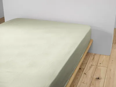 Produktbild von Spannbettlaken 200 x 200 cm GAÏA Wassergrün