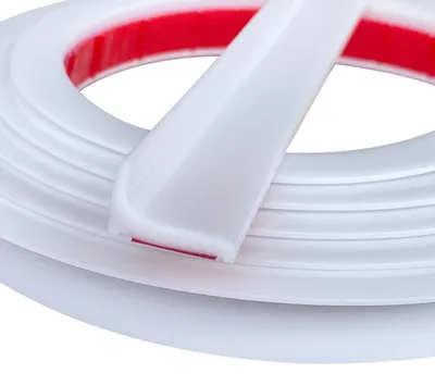 Produktbild von Schwallschutzleiste für Dusche selbstklebend Silikon Wasserstopper 1,7 m