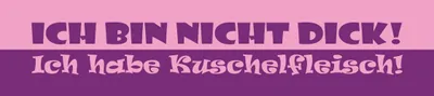 Produktbild von vianmo Holzschild 10x46 cm Ich habe Kuschelfleisch