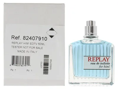 Productafbeelding van Replay For Him Eau de Toilette voor mannen, 50 ml *Testproduct
