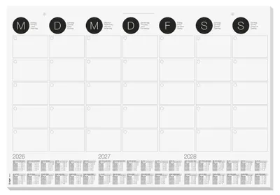 Produktbild von Sigel Schreibunterlage/Wandkalender 2026 H6550