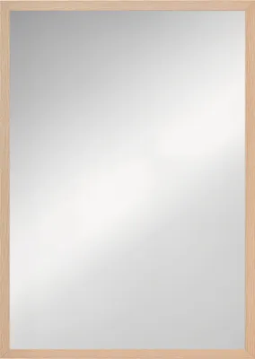 Immagine prodotto di Specchio da parete HOMCOM, 50 x 70 cm, cornice effetto legno, facile da montare