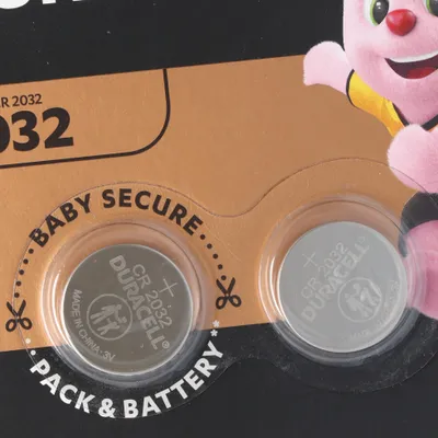 Produktbild von Duracell CR2032 Lithium Batterie 3 Volt mit bis zu 180mAh Kapazität 2er Blister