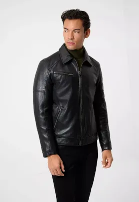 Image de Veste en cuir homme Ricano CLAUDE - Noir / L