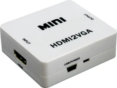 Immagine prodotto di Convertitore da mini HDMI a VGA, 1080p, video e audio stereo