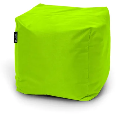 Produktbild von Sitzpouf für Outdoor, Fußhocker geeignet für Gaming-Sitzsäcke, wetterfest, Outdoor-Pouf (45x45x45cm, Kiwigrün)
