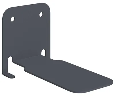 Obrázok produktu pre vidaXL Zavesená polica so 4 policami, antracitová, 6 x 10,8 x 6,6 cm