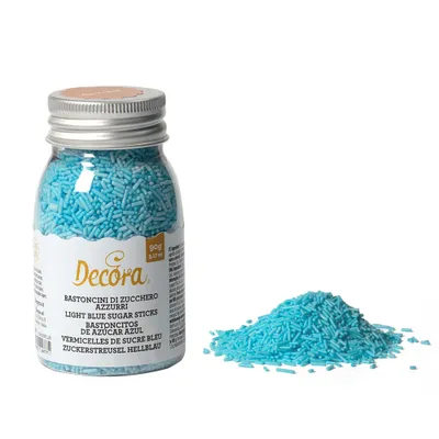 Produktbild von Zuckerdekorationsstäbchen blau 90g