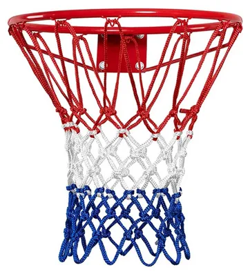 Produktbild von Basketballkorb-Ersatzteil für den Innen- und Außenbereich, Wandmontage, Stahlkorb, wetterfest, Standard 18 Zoll, flexibler Hängekorb, Tornetz
