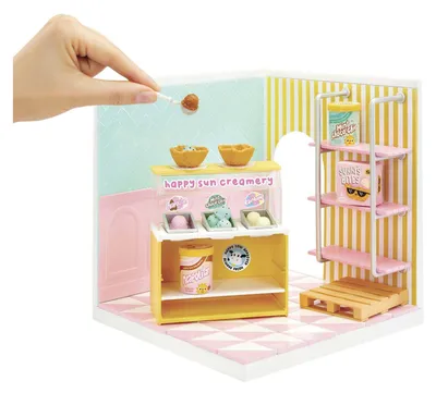 Produktbild von Miniverse Spaces Starter Pack- Ice Cream, Café, 8 Jahr(e), Mehrfarbig, Kunststoff