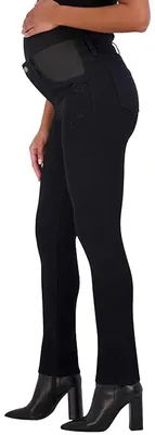 Produktbild von Savi Parker Damen Umstandsjeans unter dem Bauch - Bequeme Stretch Straight Leg D