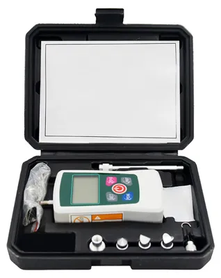 Produktbild von Digitales Kraftmessgerät, Push-Pull-Messgerät, 500 N, tragbares Handmessgerät mit Geräteumschaltung, hintergrundbeleuchteter Bildschirm, automatische