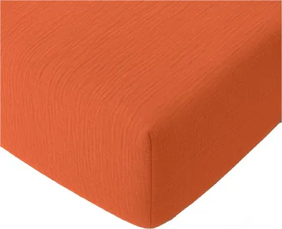 Image de Drap-housse Gaze de coton lavé Douce