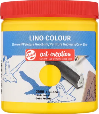 Obrázok produktu pre Fľaša farby na linoleum Talens Art Creation 250 ml Yellow 2000