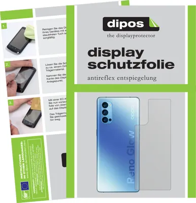 Zdjęcie produktu dla 6x Folia ochronna do Oppo Reno 4 Pro Tylna matowa osłona ekranu Folia ochronna wyświetlacza dipos