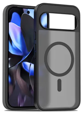 Produktbild von Für Google Pixel 10 Pro XL Skin Feel MagSafe TPU Hybrid PC Schutz Hülle Schwarz