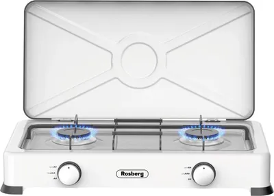 Obrázok produktu pre Rosberg R51454E2 2x 2,2 kWh, 30 mbar, uhlkov oce, biela