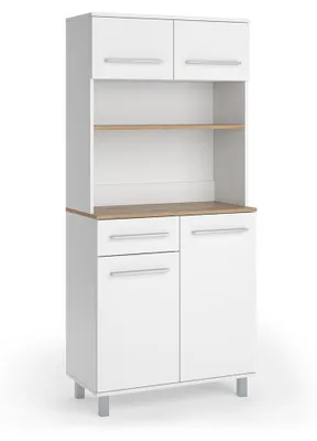 Immagine prodotto di Buffet da cucina Vicco Pure Bianco/Rovere artigianale 80.2 x 177 cm, Model 59915