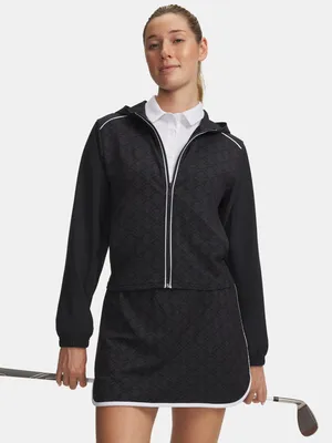 Produktbild von Under Armour Golf Drive Frauen Full Zip Sweatshirt Schwarz M Frau Schwarz M