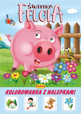 Zdjęcie produktu dla Kolorowanka z nalepkami i wierszykami dla dzieci