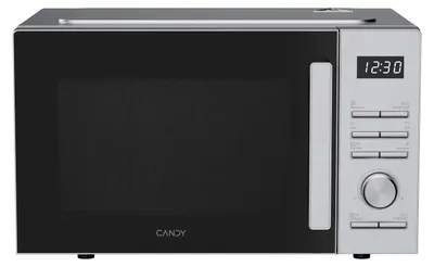 Productafbeelding van Candy CMW323GDS, Inbouwmagnetron met grill, 23 liter, 800 watt, Ingebouwd display, Bedieningsknoppen, Draaiknoppen