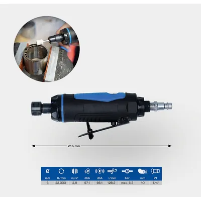 Obrázek produktu pro BRILLIANT TOOLS Přímá pneumatická zápustková bruska - BT160702