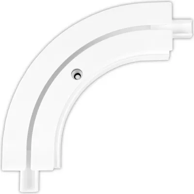 Image de Coude pour rail à rideau 1 rail Coude intérieur, 1 pack