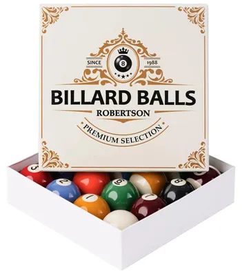 Immagine prodotto di Set di palline Robertson POOL Professional, 57,2 mm
