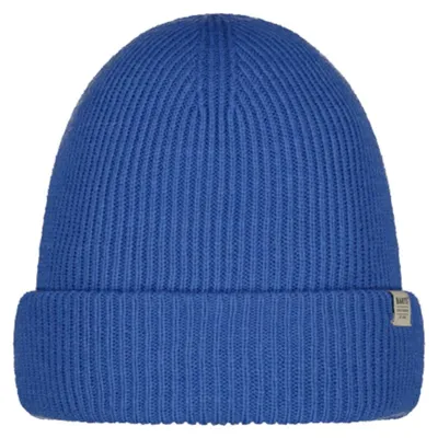 Imagen del producto de BARTS Kinabalu: Gorro de lana para niños, color azul, con solapa de 6 cm, talla 53-55