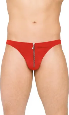 Produktbild von Herren String-Tanga Rot XL mit Reißverschluss